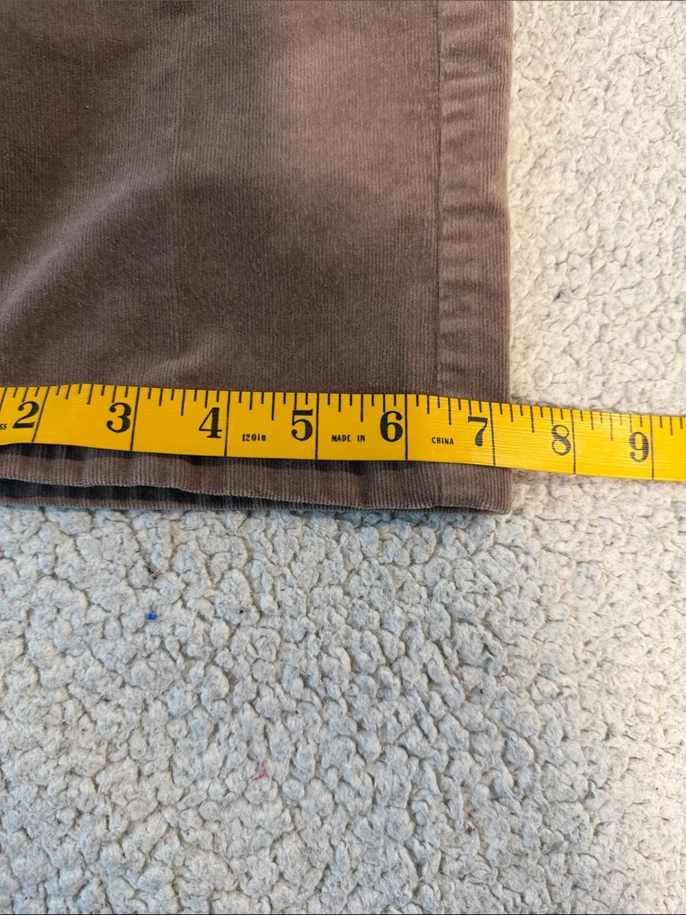 croft & barrow Brown Stretch Straight Leg Corduroy Pants